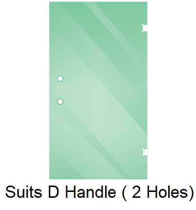 Door Panel D-Handle Type 1990 x 615 (with 2 Handle Holes)